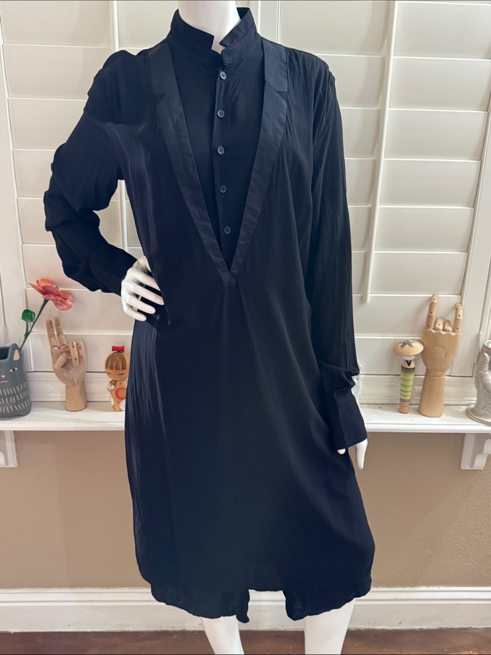 Esther Perbandt DOUBLE COLLAR Dress Black